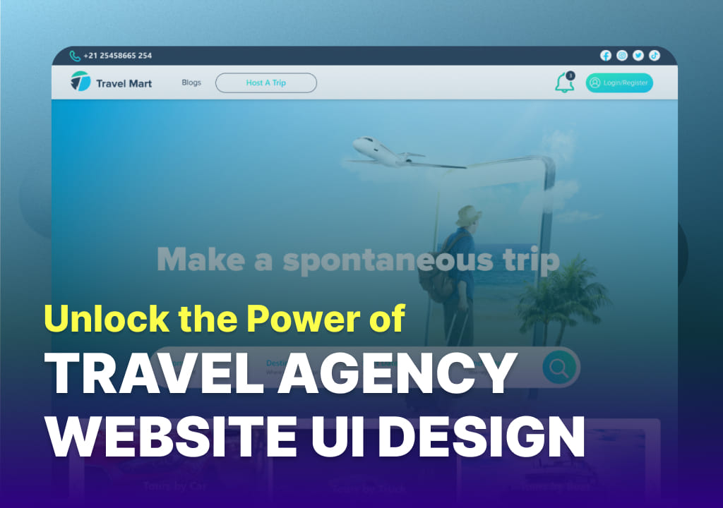 travel website ui design