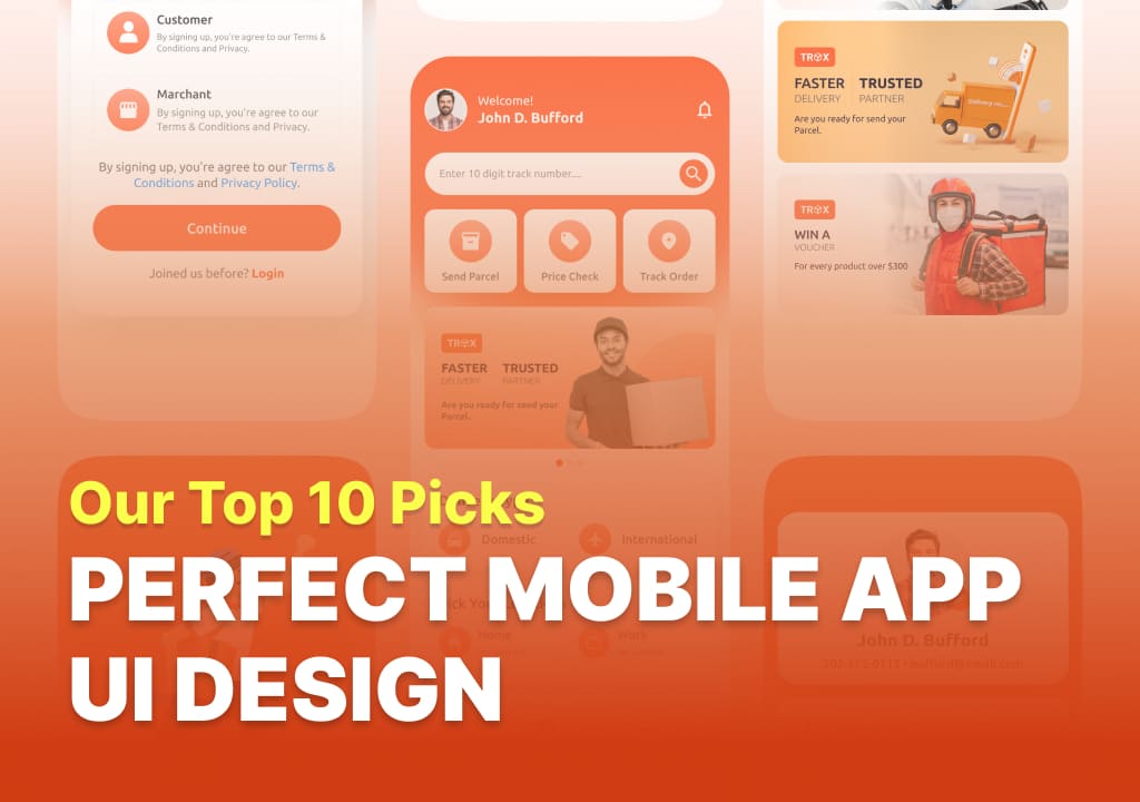 mobile app ui design templates